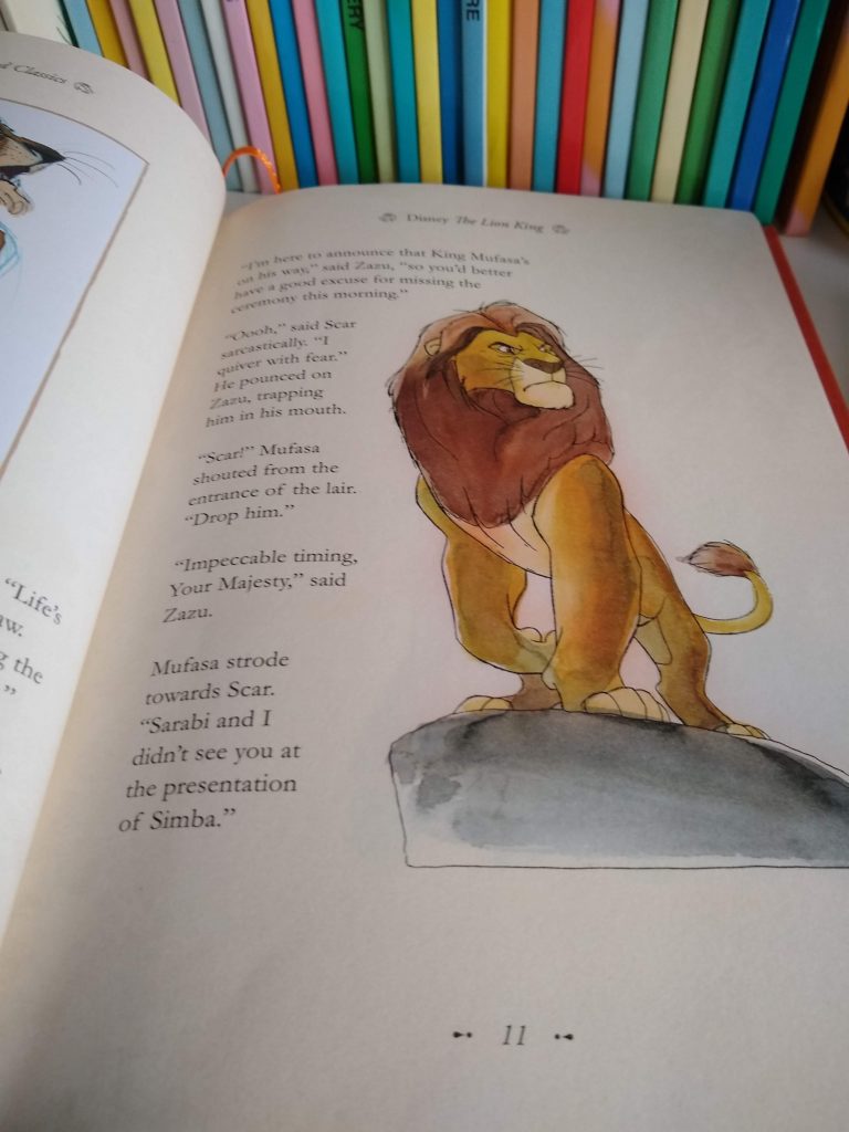 In "The Lion King", on this page, Mufasa visits his brother, Scar.
