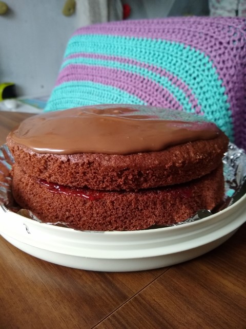 A photo of the cake.